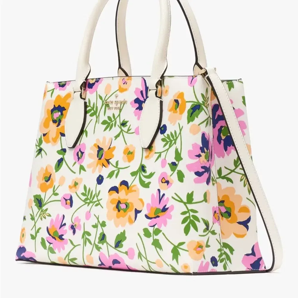 NWT - Kate Spade - Rae Printed Medium Satchel